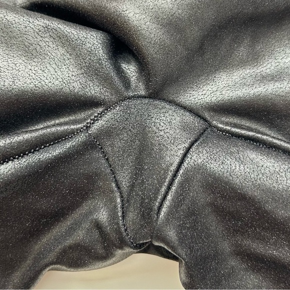 Spanx Faux Leather Leggings High Rise Full Length Size Medium - Picture 10 of 15